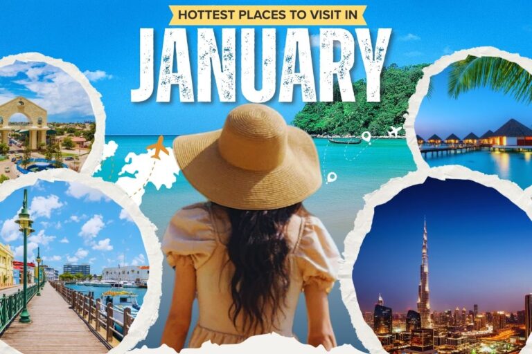 hottest places to visit in January