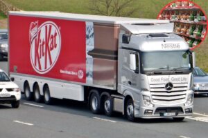 Huge KitKat truck theft