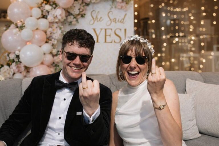 Mike Dobinson and Maisie Adam